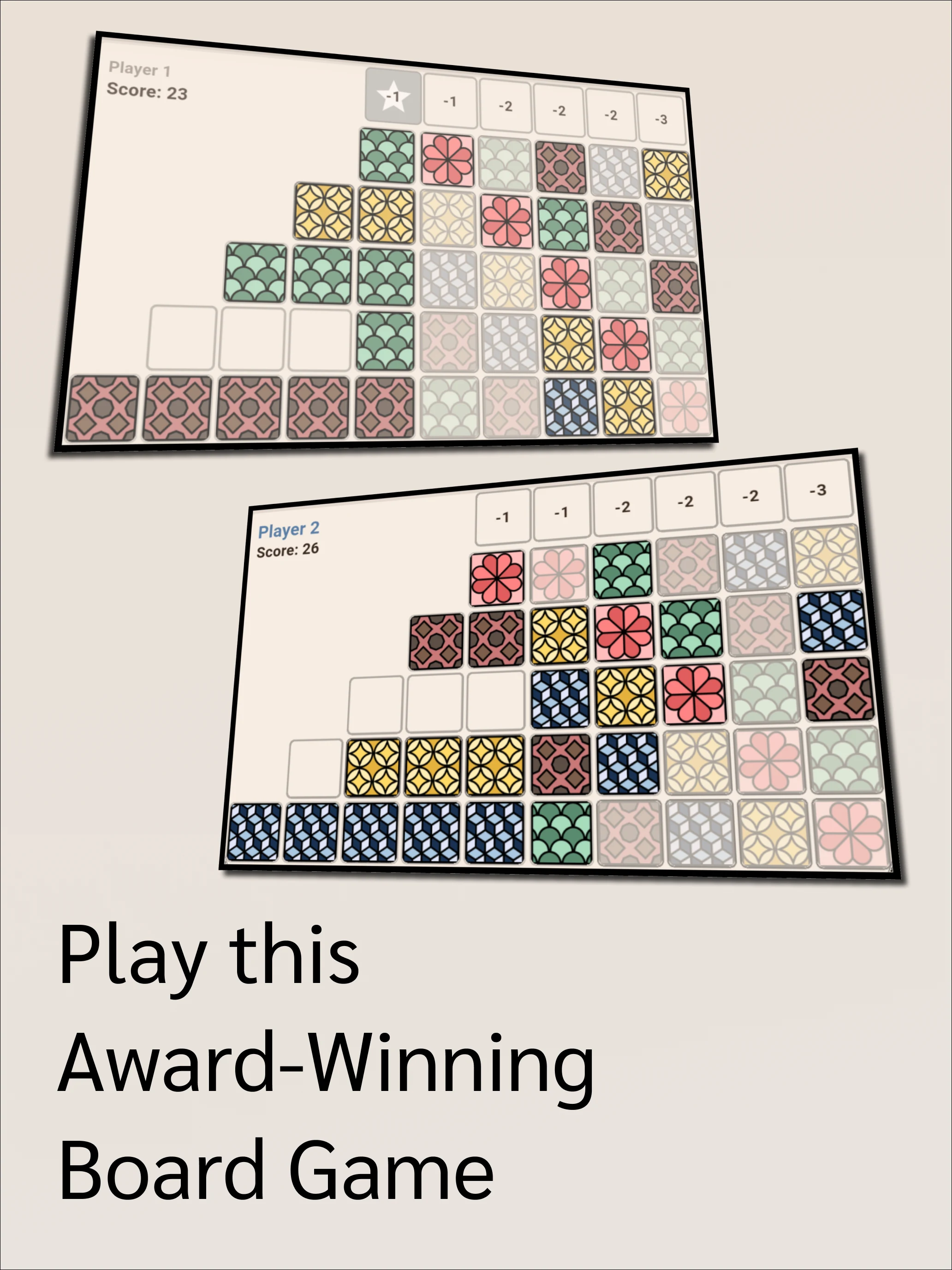 Tiles Azulejos Board Game screenshot