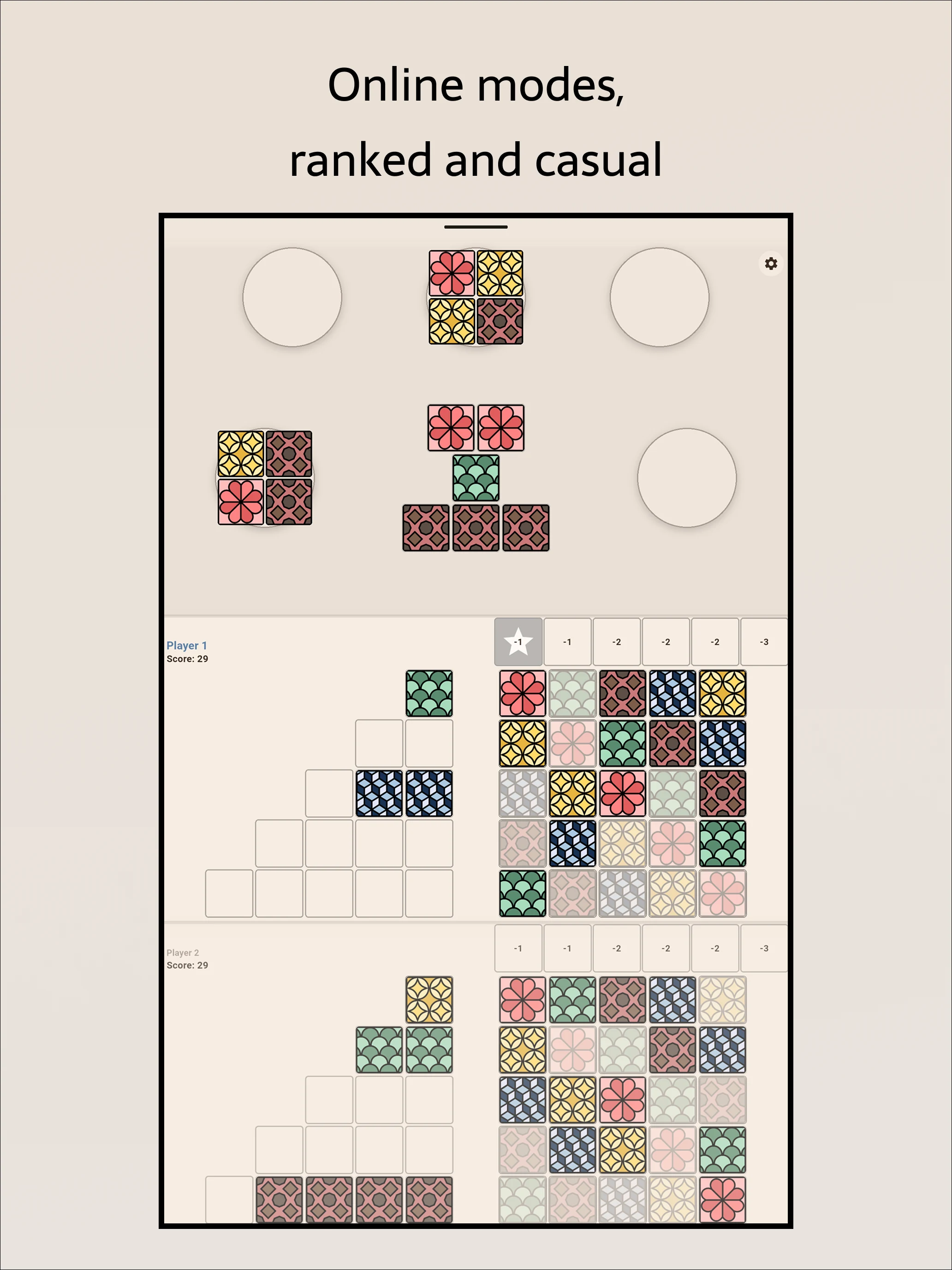 Tiles Azulejos Board Game screenshot