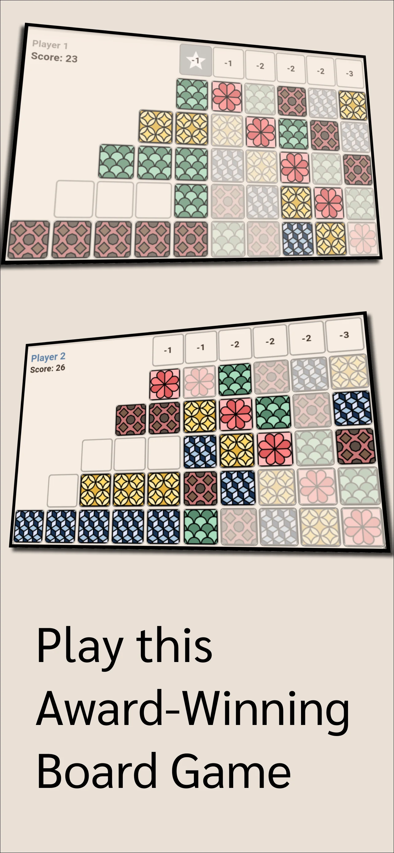 Tiles Azulejos Board Game screenshot